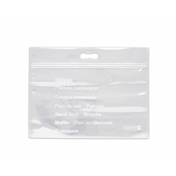 Zipper Bakery Bag with Handle D-DE08-2
